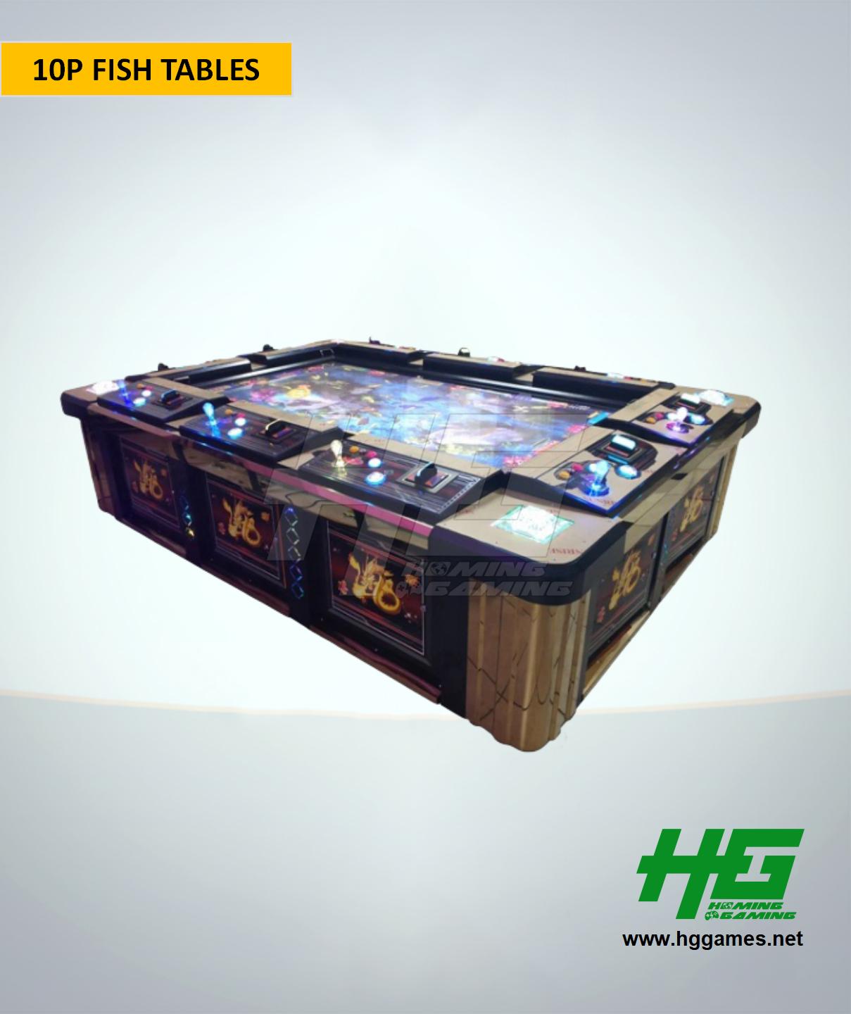 High Quality Luxury 10 Players Fish Table Game Machines,10 Seats Fish